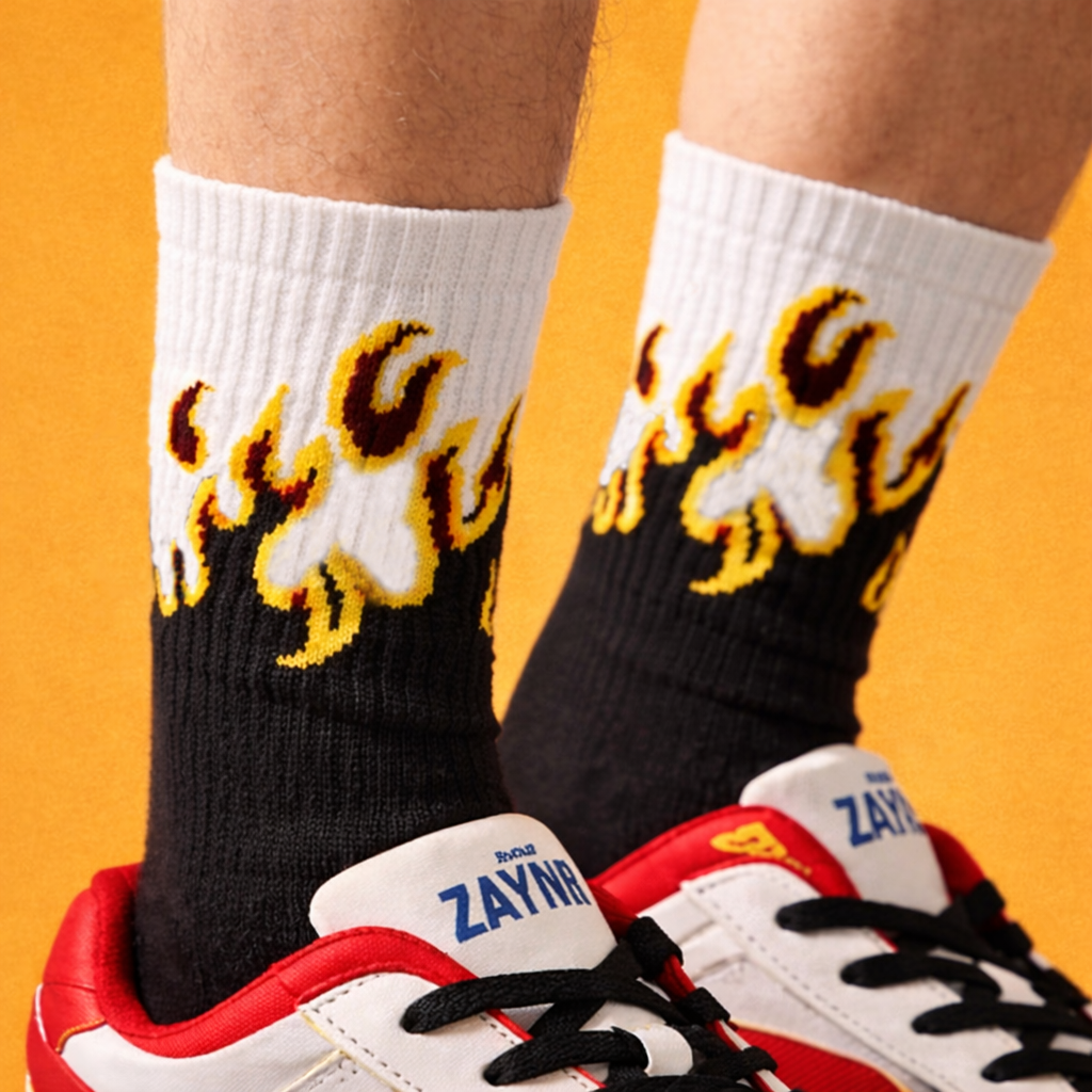 SHOCKS - A PAIR OF LIT SOCKS