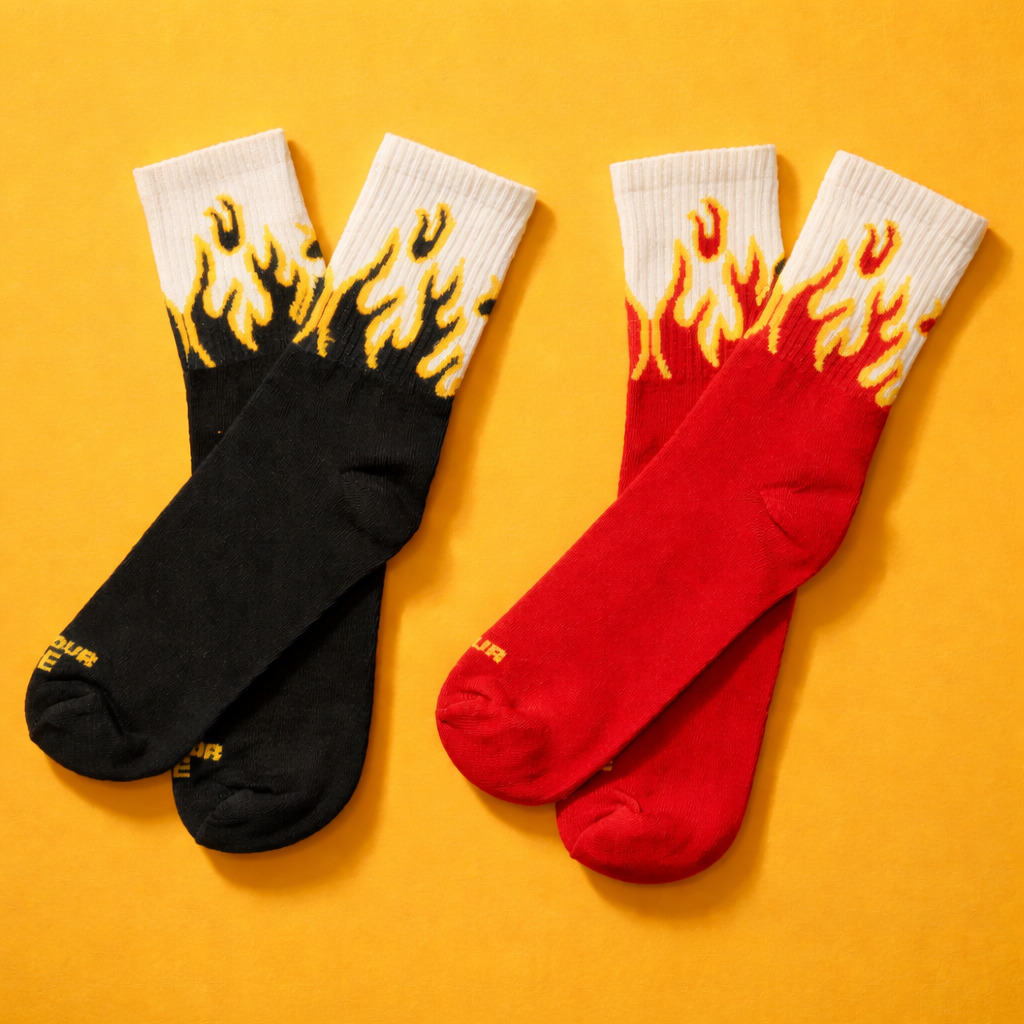 SHOCKS - A PAIR OF LIT SOCKS
